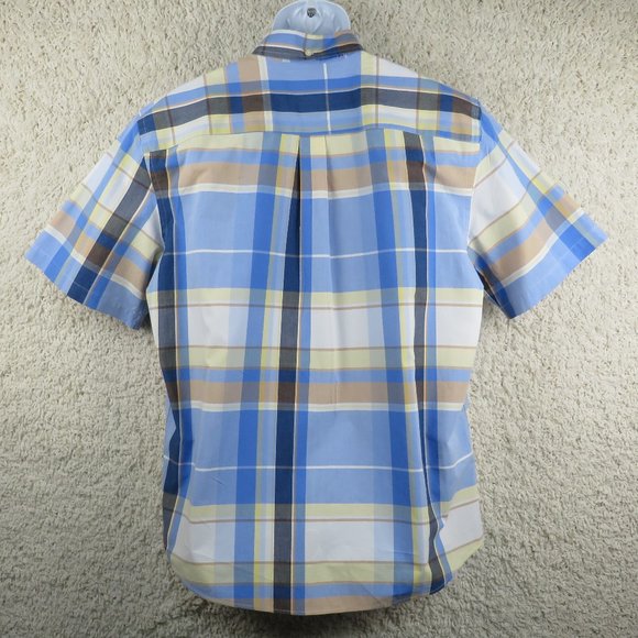 St. John's Bay* Men's Short Sleeve Button Down Curved Hem Pocket Shirt~ Large - Picture 2 of 13